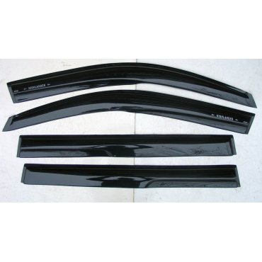 Toyota Highlander XU40   ветровики дверей ASP передние и задние/ дефлекторы/ sunvisors