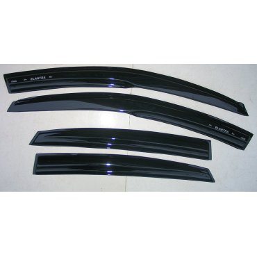 Hyundai Elantra HD- ветровики дверей ASP передние и задние/ дефлекторы/ sunvisors