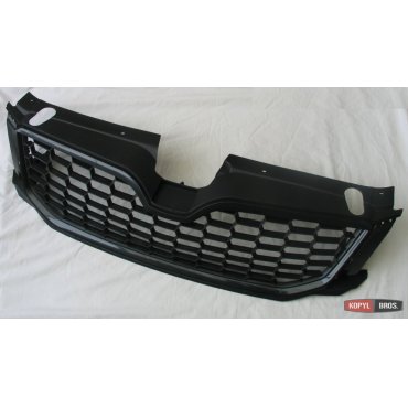 Skoda Octavia A7 2014+ тюнинг решетка радиатора черная RS стиль