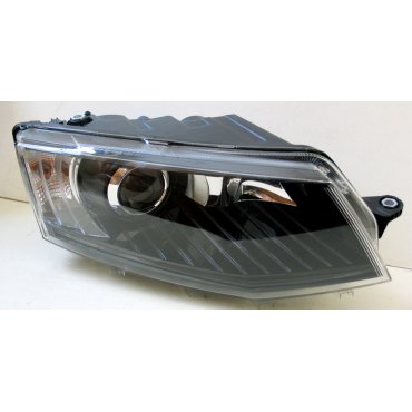 Skoda Octavia A7 оптика передняя тюнинг с ДХО / headlights DRL
