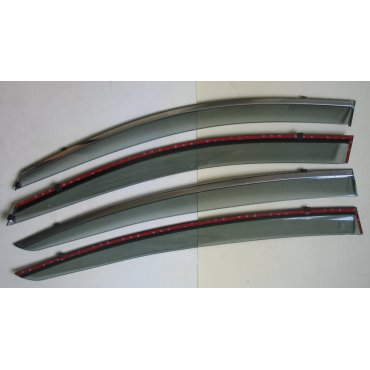 Mazda 6  Atenza  ветровики дефлекторы окон  ASP с молдингом нержавеющей стали / sunvisors