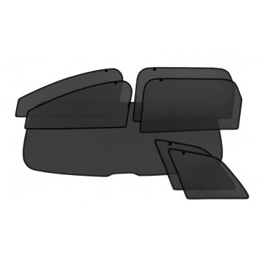 Skoda Octavia A7 2014+ каркасные шторки  ASP окон с магнитным креплением