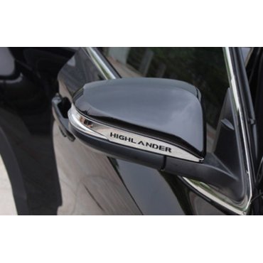 Toyota Highlander XU50 2014 накладка хром на зеркала с лого