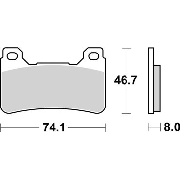 Гальмівні колодки Renthal RC-1 Front Brake Pads