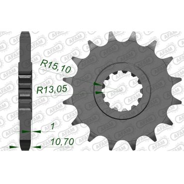 Зірка AFAM 530 Sprocket - Yamaha Зірка AFAM 530 Sprocket - Yamaha