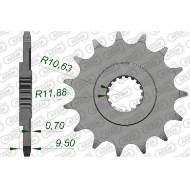 Зірка AFAM 520 Sprocket - Honda