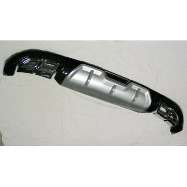 Hyundai Elantra AD 2016+ накладка на задний бампер диффузор  White JN