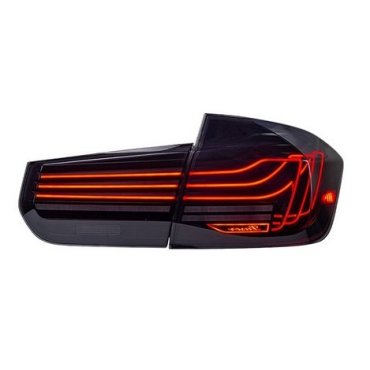 BMW 3 серии F30 2012+ оптика задняя черная LED стиль Laser M4 CP