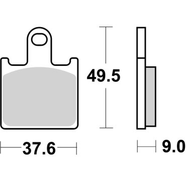 Гальмівні колодки SBS Track Days Front Brake Pads Гальмівні колодки SBS Track Days Front Brake Pads