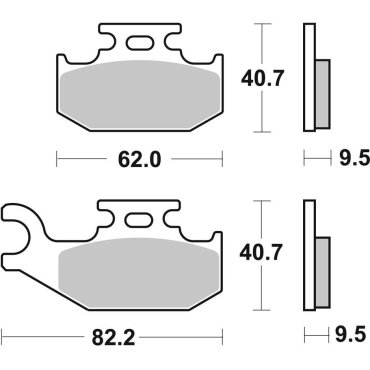 Гальмівні колодки SBS Sport Brake Pads Гальмівні колодки SBS Sport Brake Pads