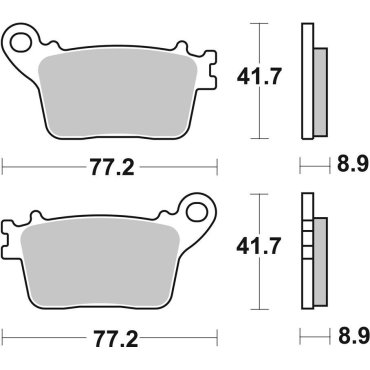 Гальмівні колодки Renthal RC-1 Rear Brake Pads Гальмівні колодки Renthal RC-1 Rear Brake Pads