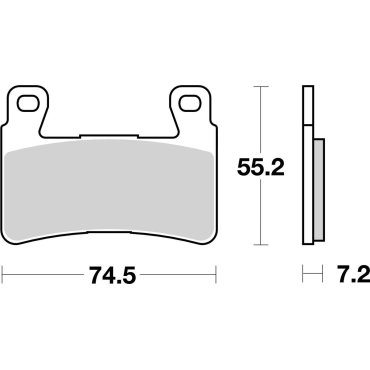 Гальмівні колодки SBS Standard Brake Pads Гальмівні колодки SBS Standard Brake Pads