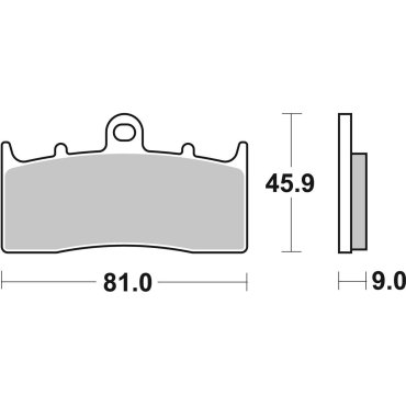 Гальмівні колодки SBS Upgrade Front Brake Pads Гальмівні колодки SBS Upgrade Front Brake Pads