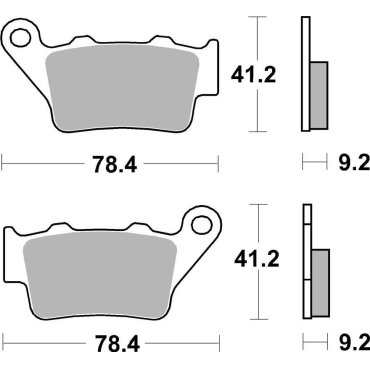 Гальмівні колодки SBS Racing Brake Pads Гальмівні колодки SBS Racing Brake Pads