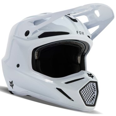 Шолом FOX V3 RS Helmet - SOLID [White]