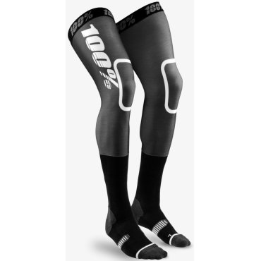 Шкарпетки 100% REV Knee Brace Sock [Black/White]