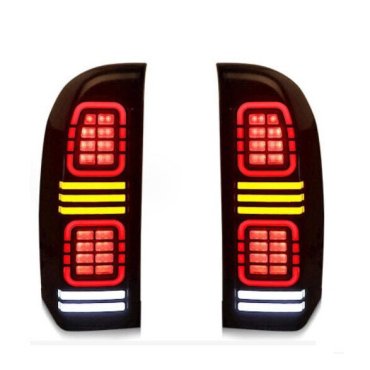 Nissan Patrol Y61 2005+ оптика задняя LED альтернативная  черная CP