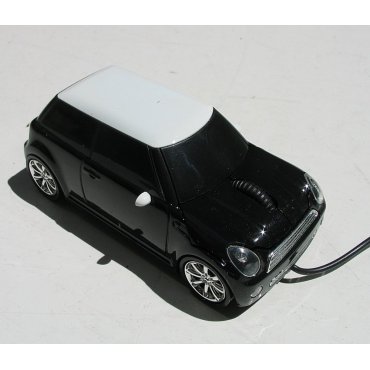 мышка компьютерная проводная Mini Cooper черная