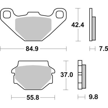 Гальмівні колодки SBS Sport Brake Pads