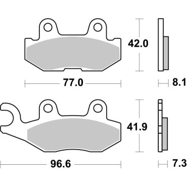 Гальмівні колодки SBS Sport Brake Pads