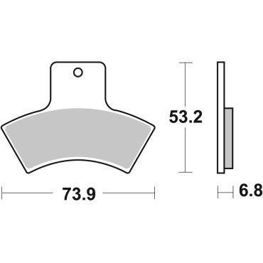 Гальмівні колодки SBS Standard Brake Pads