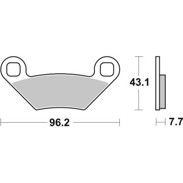 Гальмівні колодки SBS Standard Brake Pads