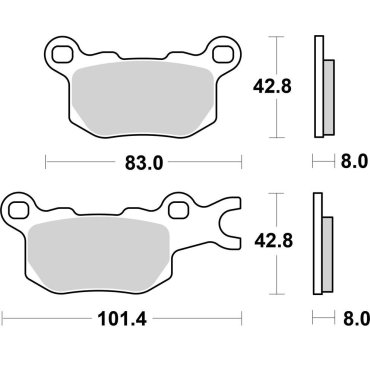 Гальмівні колодки SBS Upgrade Brake Pads