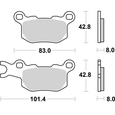 Гальмівні колодки SBS Upgrade Brake Pads
