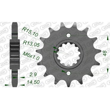 Зірка AFAM 530 Sprocket - Honda