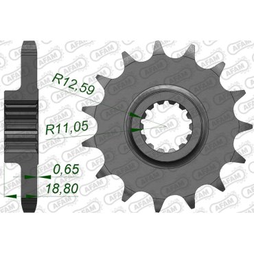 Зірка AFAM 530 Sprocket - Ducati