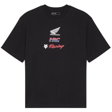 Футболка FOX OVERSIZE Short Sleeve Tee - HONDA® [Black]
