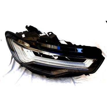 Audi A6 C7 2012+ оптика передняя FULL LED черная тюнинг C8 look