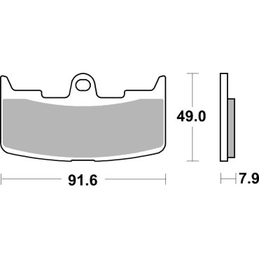 Гальмівні колодки SBS Performance Front Brake Pads
