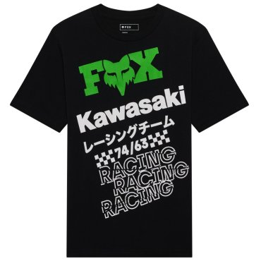 Футболка FOX Youth Short Sleeve Tee - KAWI® [Ultra Black]