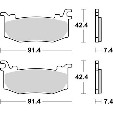 Гальмівні колодки SBS Performance Front Brake Pads