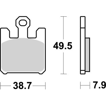Гальмівні колодки SBS Performance Front Brake Pads