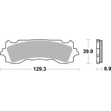 Гальмівні колодки SBS Performance Front Brake Pads