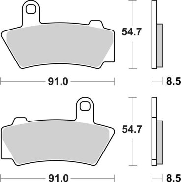Гальмівні колодки SBS Performance Front Brake Pads