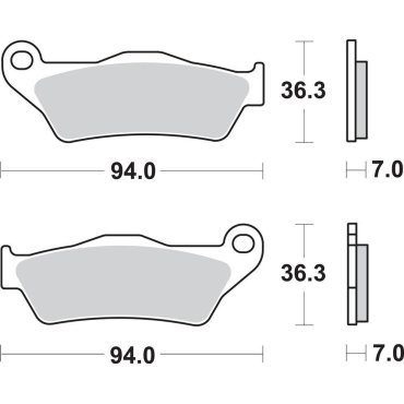 Гальмівні колодки SBS Performance Rear Brake Pads