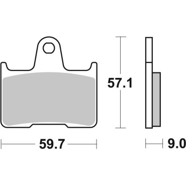 Гальмівні колодки SBS Performance Rear Brake Pads