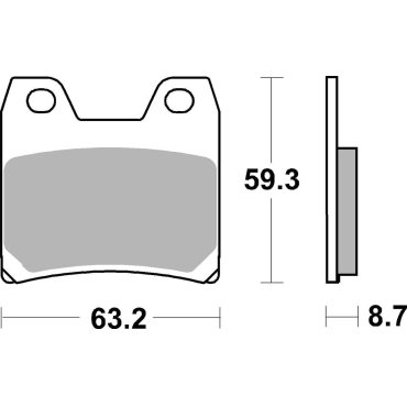 Гальмівні колодки SBS Performance Rear Brake Pads
