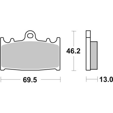 Гальмівні колодки SBS Performance Rear Brake Pads