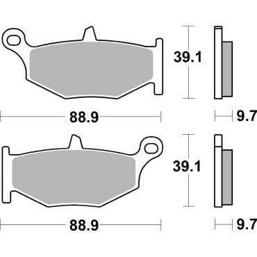 Гальмівні колодки SBS Performance Rear Brake Pads