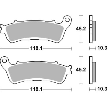 Гальмівні колодки SBS Performance Rear Brake Pads