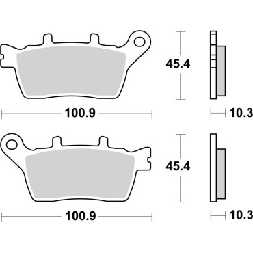 Гальмівні колодки SBS Performance Rear Brake Pads
