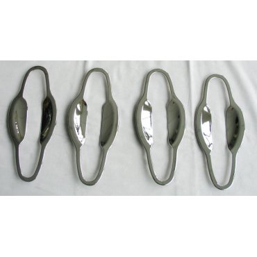 Toyota RAV4 Mk4 2016+ хром накладки под дверные ручки тип B