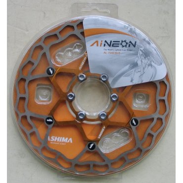 Гальмівний диск Ashima AiNeon 160mm [Gold]