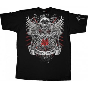 Футболка CRUSTY DEMONS Short Sleeve Tee - ROSEHEART [Black]