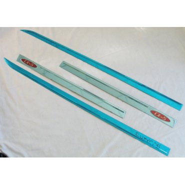 Mazda CX-5 2017+ хром молдинги дверные тип A с лого