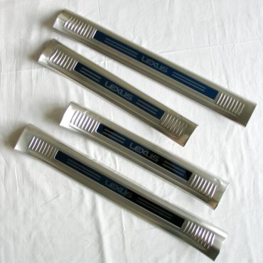 Lexus RX200 накладки защитные на пороги дверных проемов верхние  V1